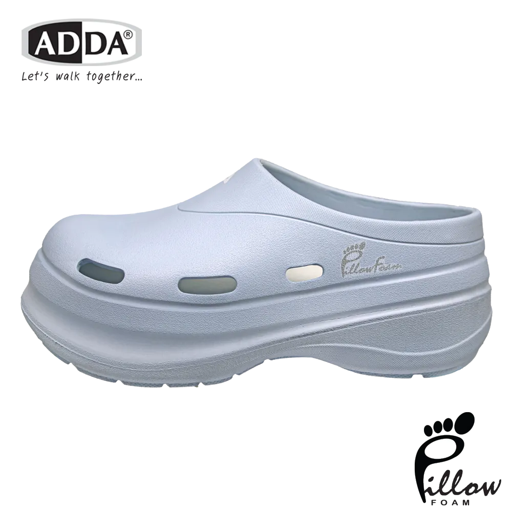 ADDA Pillow Foam รองเท้าแตะ รองเท้าลำลองหัวโต หุ้มส้น สำหรับผู้หญิง รุ่น 5PF04W1 (ไซส์ 4-6) - Image 4