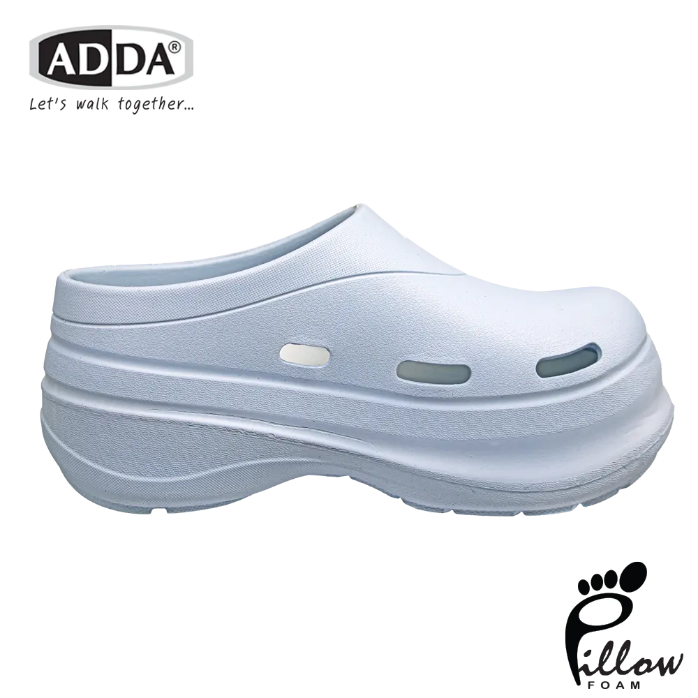 ADDA Pillow Foam รองเท้าแตะ รองเท้าลำลองหัวโต หุ้มส้น สำหรับผู้หญิง รุ่น 5PF04W1 (ไซส์ 4-6) - Image 5