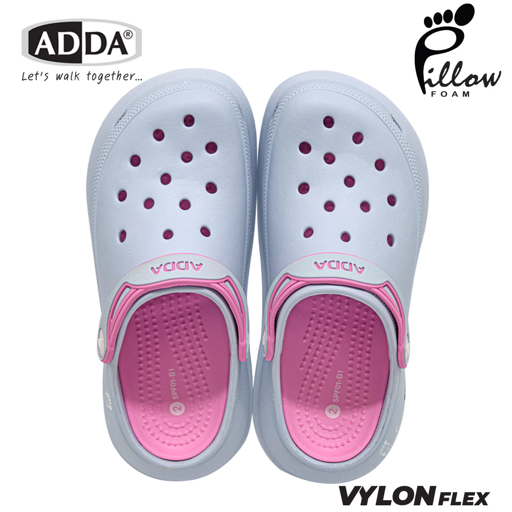 ADDA Pillow Foam รองเท้าแตะ รองเท้าลำลองหัวโต สำหรับเด็ก รุ่น 5PF01B1 (ไซส์ 1-3 ) - Image 3