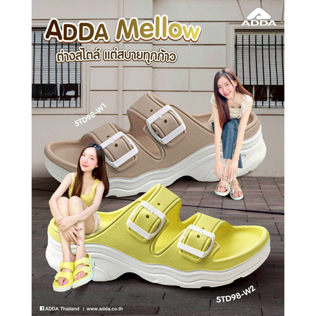 ADDA 2density รองเท้าแตะ รองเท้าลำลอง สำหรับผู้หญิง รุ่น 5TD98W2 (ไซส์ 4-7) - Image 7