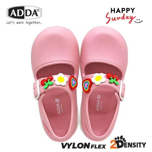 ADDA x HAPPY SUNDAY ลิขสิทธิ์แท้ 2density รองเท้าแตะ รองเท้าลำลอง แบบสวม สำหรับผู้หญิง รุ่น 5TD97W4 (ไซส์ 4-7)