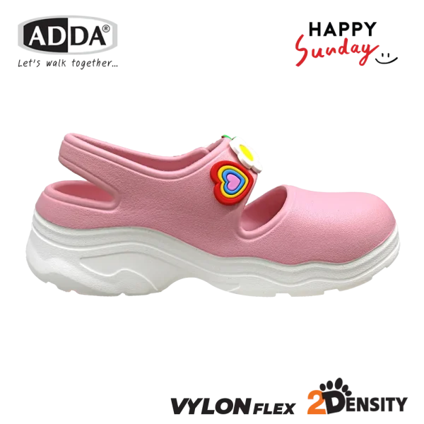 ADDA x HAPPY SUNDAY ลิขสิทธิ์แท้ 2density รองเท้าแตะ รองเท้าลำลอง แบบสวม สำหรับผู้หญิง รุ่น 5TD97W4 (ไซส์ 4-7)