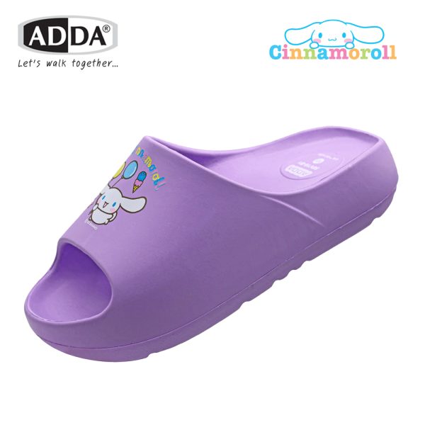 ADDA รองเท้าแตะ รองเท้าลำลอง แบบสวม ลาย Cinnamoroll สำหรับเด็ก รุ่น 58V16B1 (ไซส์ 11-13,1-3)