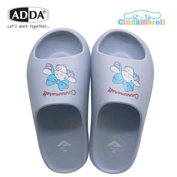ADDA รองเท้าแตะ รองเท้าลำลอง แบบสวม ลาย Cinnamoroll รุ่น 58V17W1 (ไซส์ 4-7)