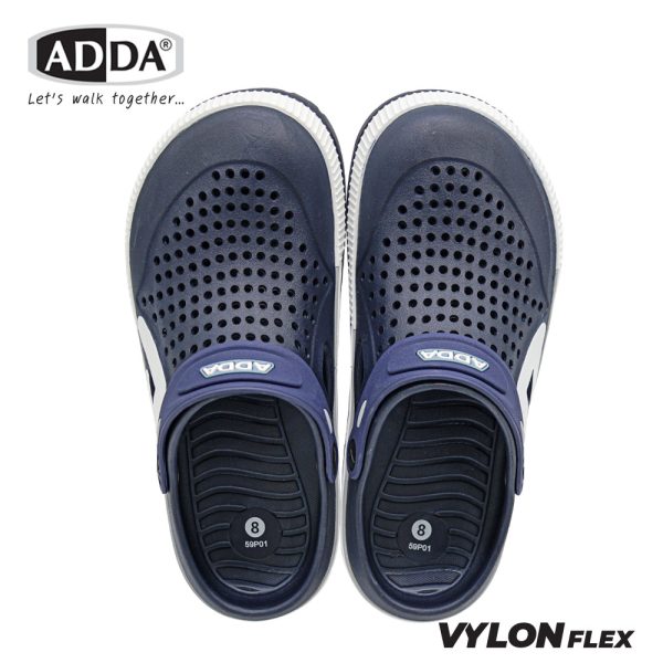 ADDA รองเท้าแตะ รองเท้าลำลอง แบบสวมหัวโต สำหรับผู้ชาย รุ่น 59P01M1 (ไซส์ 7-10)