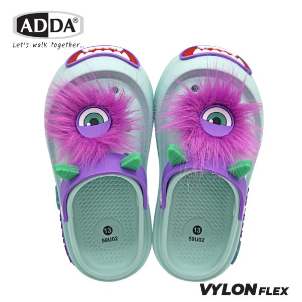 ADDA รองเท้าแตะ รองเท้าลำลอง แบบสวมหัวโต สำหรับเด็ก รุ่น 59U02B1 (ไซส์ 11-3)