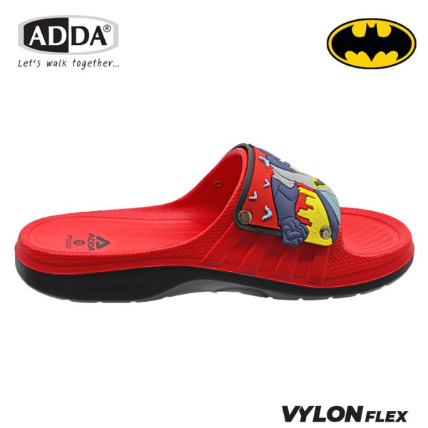 ADDA 2density รองเท้าแตะลำลองแบบสวม ลาย Batman สำหรับเด็ก รุ่น 5TD22BD (ไซส์ 11-13,1-3)