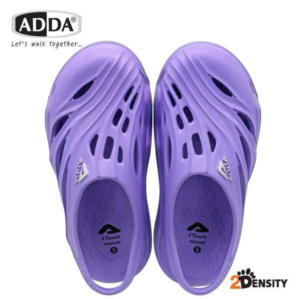ADDA 2density รองเท้าแตะ รองเท้าลำลอง สำหรับผู้หญิง แบบสวมหัวโต รัดส้น รุ่น 5TD75W2 (ไซส์ 4-6)