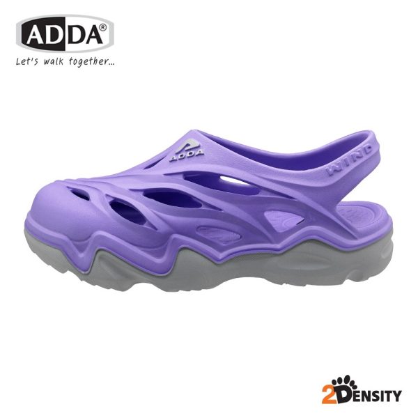 ADDA 2density รองเท้าแตะ รองเท้าลำลอง สำหรับผู้หญิง แบบสวมหัวโต รัดส้น รุ่น 5TD75W2 (ไซส์ 4-6)