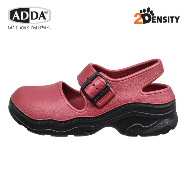 ADDA JENNIE รองเท้าแตะ รองเท้าลำลอง สำหรับผู้หญิง แบบสวมหัวโต รัดส้น รุ่น 5TD97W1 (ไซส์ 4-7)